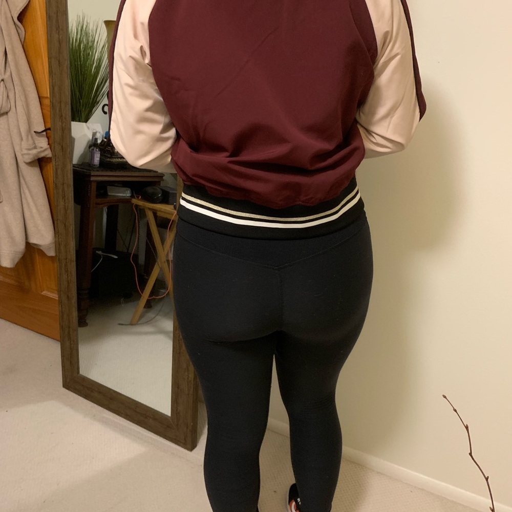 NWT Red/Seed combo Bomber Jacket - Picture 4 of 5